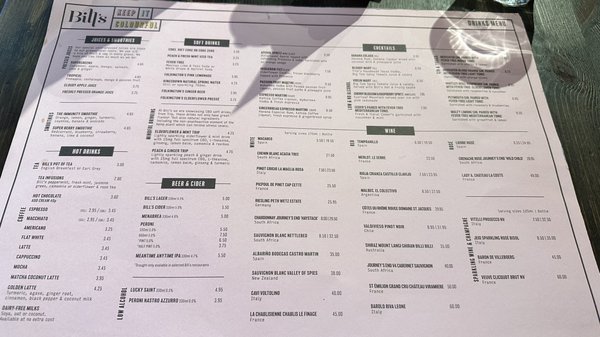 Menu photo 2 Bill's Windsor, WNM Menu photo 2 Bill's Windsor, WNM