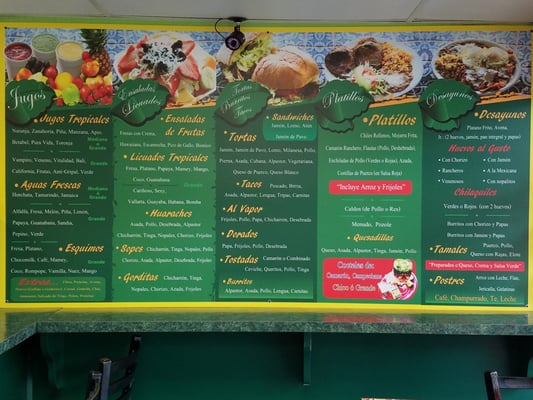 Menu photo 7 Jugos Vallarta Santa Ana, CA