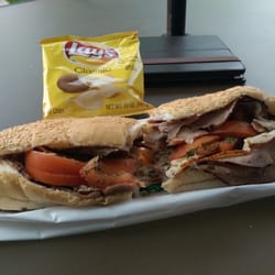 Oasis sandwiches - Oasis Hero (with a few bites removed).