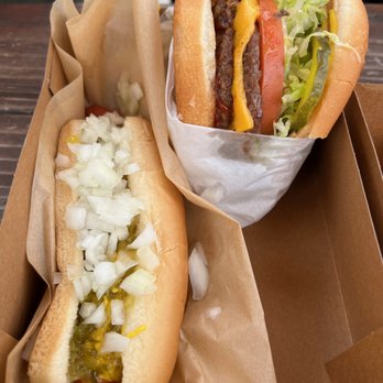 Carneys - double cheese and a chicagoan - Burgers Near Me - Studio City, California