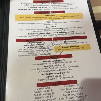 Wings Y Mas - Menu May 2025 - Chicken Wings Near Me - Tucson, Arizona Wings Y Mas - Menu May 2025 - Chicken Wings Near Me - Tucson, Arizona