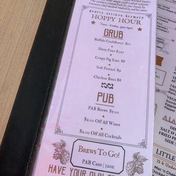 Peoria Artisan Brewery - Drink menu - Breweries Near Me - Peoria, Arizona Peoria Artisan Brewery - Drink menu - Breweries Near Me - Peoria, Arizona