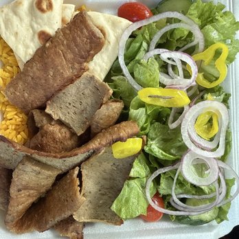 Authentic Gyros & Grill - My lunch platter YUM - Seafood Near Me - Kissimmee, Florida Authentic Gyros & Grill - My lunch platter YUM - Seafood Near Me - Kissimmee, Florida