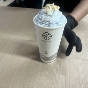 One Tea - Coconut Cloud Milk Tea Jade Jasmine with Popping Barley - Bubble Tea Near Me - Temple City, California