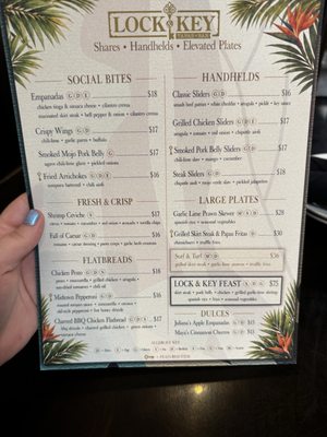 Menu photo 3 The Lock & Key Tapas + Bar Sacramento, CA Menu photo 3 The Lock & Key Tapas + Bar Sacramento, CA