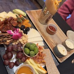 Spanish board and fries Spanish board and fries