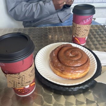 Latte Express - Coffee roll, large coffee - Donuts Near Me - San Francisco, California