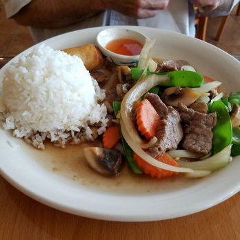 Jao Thai Kitchen - Roadie X got beef too. Once again bagged veggies with beef added. We were not impressed. - Thai Near Me - Melbourne, Florida