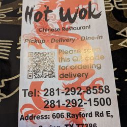 Hot Wok - Menu