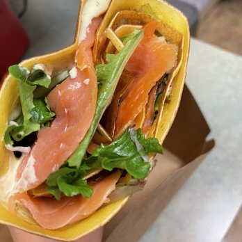 Cafe Mong - salmon lox crepe - Breakfast & Brunch Near Me - Las Vegas, Nevada