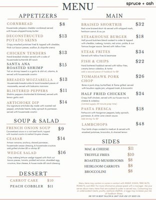Menu photo 5 Spruce + Ash Farmington, MI