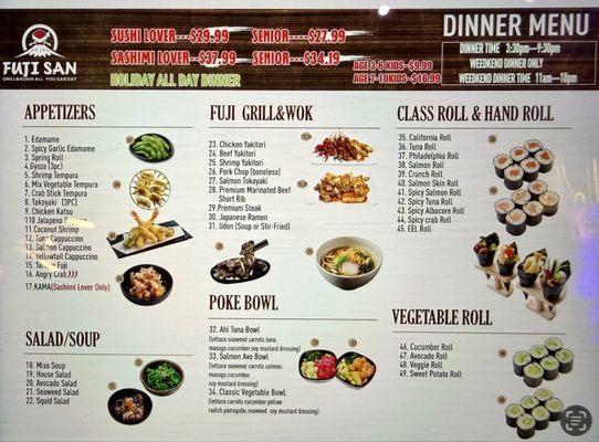 Menu photo 2 Pakusan Sushi & Grill Chandler, AZ