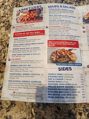 Menu photo 2 Bubba Gump Shrimp Biloxi, MS