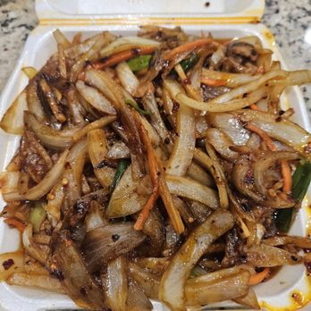China Garden Express - 90% onions/ 10% Mongolian beef... - Chinese Near Me - Corona, California