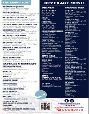 Menu photo 2 Corsair Cafe Terre Haute, IN