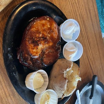 Timbers BBQ And Grill - Amazing looking pork chop  special - Barbeque Near Me - Dyersburg, Tennessee
