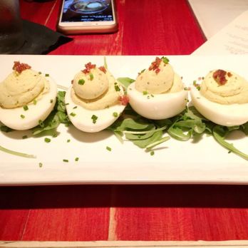 Salty Sow - Truffles Deviled eggs - American Near Me - Austin, Texas