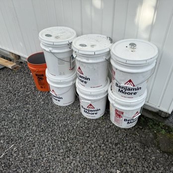 Lava Roofing Kona - After the work was done, there were still six buckets of roofing paint left. - Roofing Near Me - Kailua-Kona, Hawaii