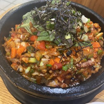 Hanuri Korean Restaurant - Spicy stir fried octopus - Korean Near Me - Garden Grove, California Hanuri Korean Restaurant - Spicy stir fried octopus - Korean Near Me - Garden Grove, California