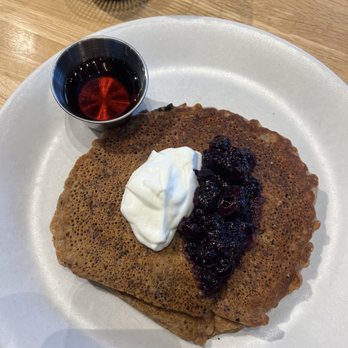 True Food Kitchen - Blueberry pancakes - New American Near Me - Columbus, Ohio True Food Kitchen - Blueberry pancakes - New American Near Me - Columbus, Ohio