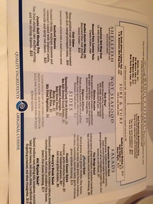 Menu photo 6 Mancy's Bluewater Grille Maumee, OH