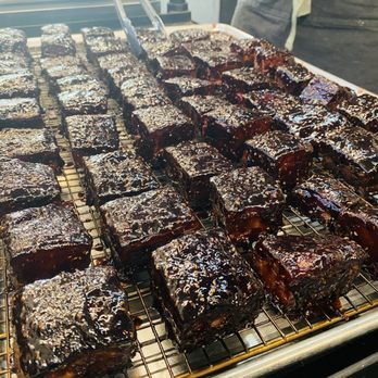 Eaker Barbecue - Smoked pork belly burnt ends Melt in your mouth Saturday special - Barbeque Near Me - Fredricksburg, Texas Eaker Barbecue - Smoked pork belly burnt ends Melt in your mouth Saturday special - Barbeque Near Me - Fredricksburg, Texas