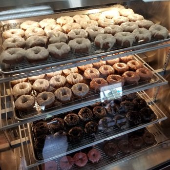 Frickin' Delights Donuts - Assortment of donuts available. There was 3 vanilla based flavours and 3 chocolate based ones. - Cafes Near Me - Victoria, British Columbia Frickin' Delights Donuts - Assortment of donuts available. There was 3 vanilla based flavours and 3 chocolate based ones. - Cafes Near Me - Victoria, British Columbia