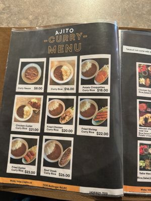 Menu photo 2 Ajito Cupertino, CA