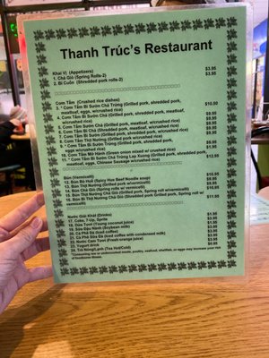 Menu photo 4 Thanh Trúc's Restaurant Falls Church, VA Menu photo 4 Thanh Trúc's Restaurant Falls Church, VA