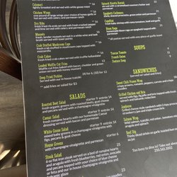 White Goose Bistro - Menu