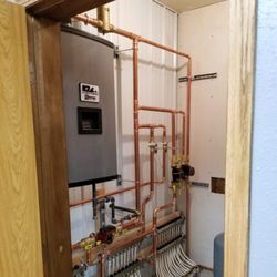 Widdys Plumbing - In floor heat boiler install after