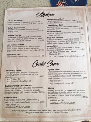 Menu photo 6 2 Shea's Salty Dog Marco Island, FL Menu photo 6 2 Shea's Salty Dog Marco Island, FL