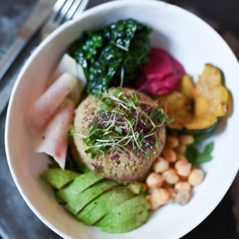 Epistrophy - Quinoa Salad with kale, beet, squash, chickpea, avocado and radish - Wine Bars Near Me - New York, New York