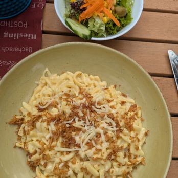 Gaststätte Posthof - Käsespätzle (avoid) - German Near Me - Bacharach, RP Gaststätte Posthof - Käsespätzle (avoid) - German Near Me - Bacharach, RP
