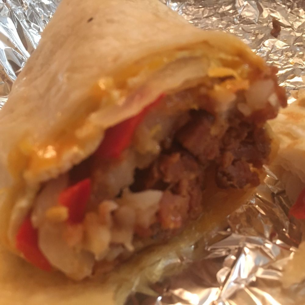Lenny's Bagels - Chorizo cheddar hash brown burrito - Bagels Near Me - Pelham Manor, New York Lenny's Bagels - Chorizo cheddar hash brown burrito - Bagels Near Me - Pelham Manor, New York