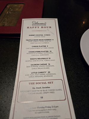 Menu photo 1 Delmonico's Steakhouse Independence, OH