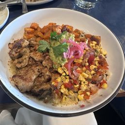 The lemon herb chicken bowl