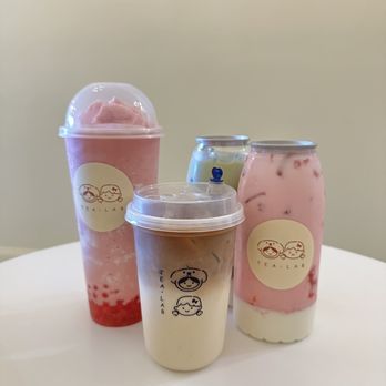 Tea Lab - Banana latte/strawberry smoothie/matcha and strawberrt latta - Bubble Tea Near Me - Plantation, Florida Tea Lab - Banana latte/strawberry smoothie/matcha and strawberrt latta - Bubble Tea Near Me - Plantation, Florida