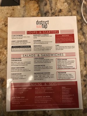 Menu photo 5 District Tap Washington, DC, DC