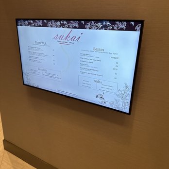 Sukai - Menu.... - Teppanyaki Near Me - Friant, California