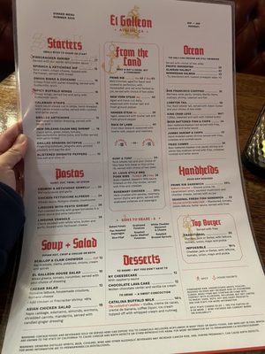 Menu photo 4 El Galleon Avalon, CA
