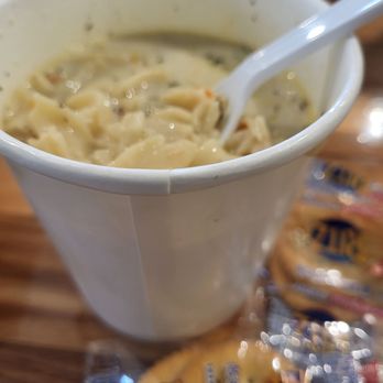 404 Cafe & Creamery - Creamy chicken noodle soup~~ it's so good. - Coffee & Tea Near Me - Big Stone Gap, Virginia