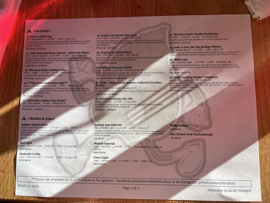 Menu photo 3 The Brew Kettle Hudson, OH