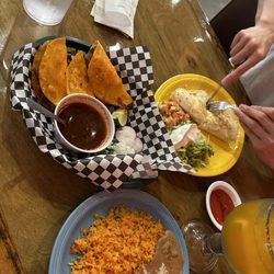 Riviera Maya Mexican Restaurant - Birra street style tacos, rice and beans, quesadillas rellana