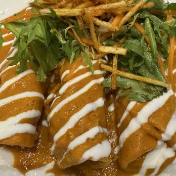 Border Grill - Seafood Enchiladas - Disappointing - Mexican Near Me - Las Vegas, Nevada