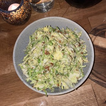 Cafe Ba-Ba-Reeba! - Brussels Sprouts Salad, Marcona Almond, Manchego Cheese - Spanish Near Me - Chicago, Illinois