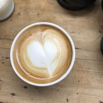 Hot Numbers Coffee Roasters - Latte - Coffee & Tea Near Me - Cambridge, CAM