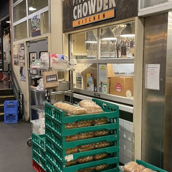 Pike Place Chowder - Pick up online order window - Seafood Near Me - Seattle, Washington