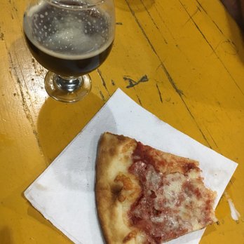 Ozark Beer Company - Shagbark Brown and pizza from down the road that we were allowed to bring in. - Breweries Near Me - Rogers, Arkansas Ozark Beer Company - Shagbark Brown and pizza from down the road that we were allowed to bring in. - Breweries Near Me - Rogers, Arkansas