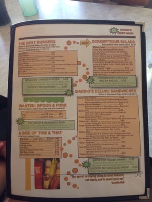 Menu photo 7 Daddio's Diner Batavia, IL